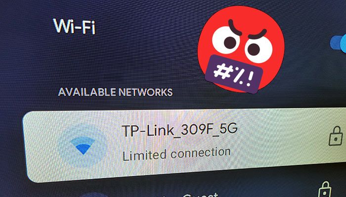 Chromecast TV no WiFi