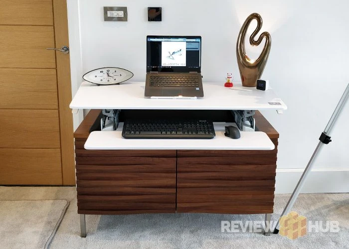 Yo-Yo Sit Stand Desk 120 White